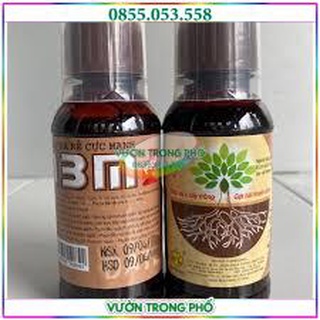 Phân bón lá NPK ra rễ cực mạnh N3M pro dạng nước - chai 100 ml