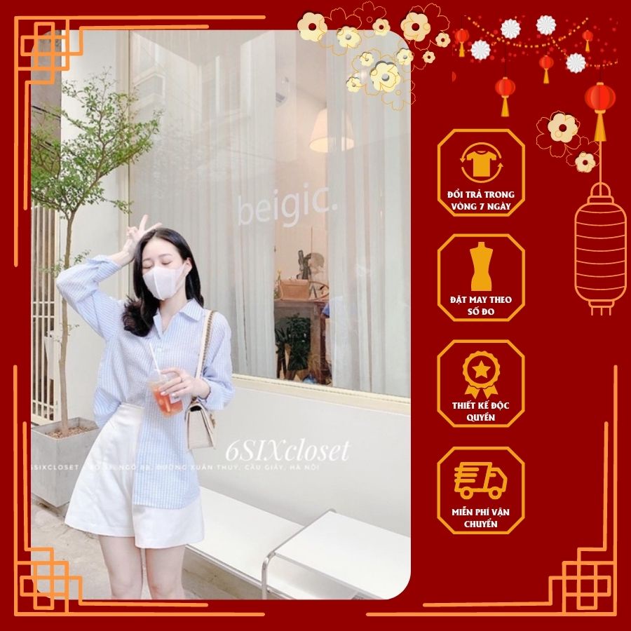 Quần short túi chéo có lót quần