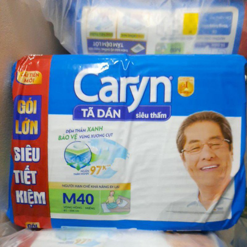 Tã Dán Người Lớn Caryn M40 (mua tối đa 2gói/đơn)