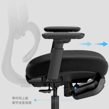 Ghế Văn Phòng Công Thái Học Cao Cấp HBADA Lưng Kép (Xiaomi Youpin) - Chuẩn Ergonomic - 10 năm bán chạy nhất Tmall