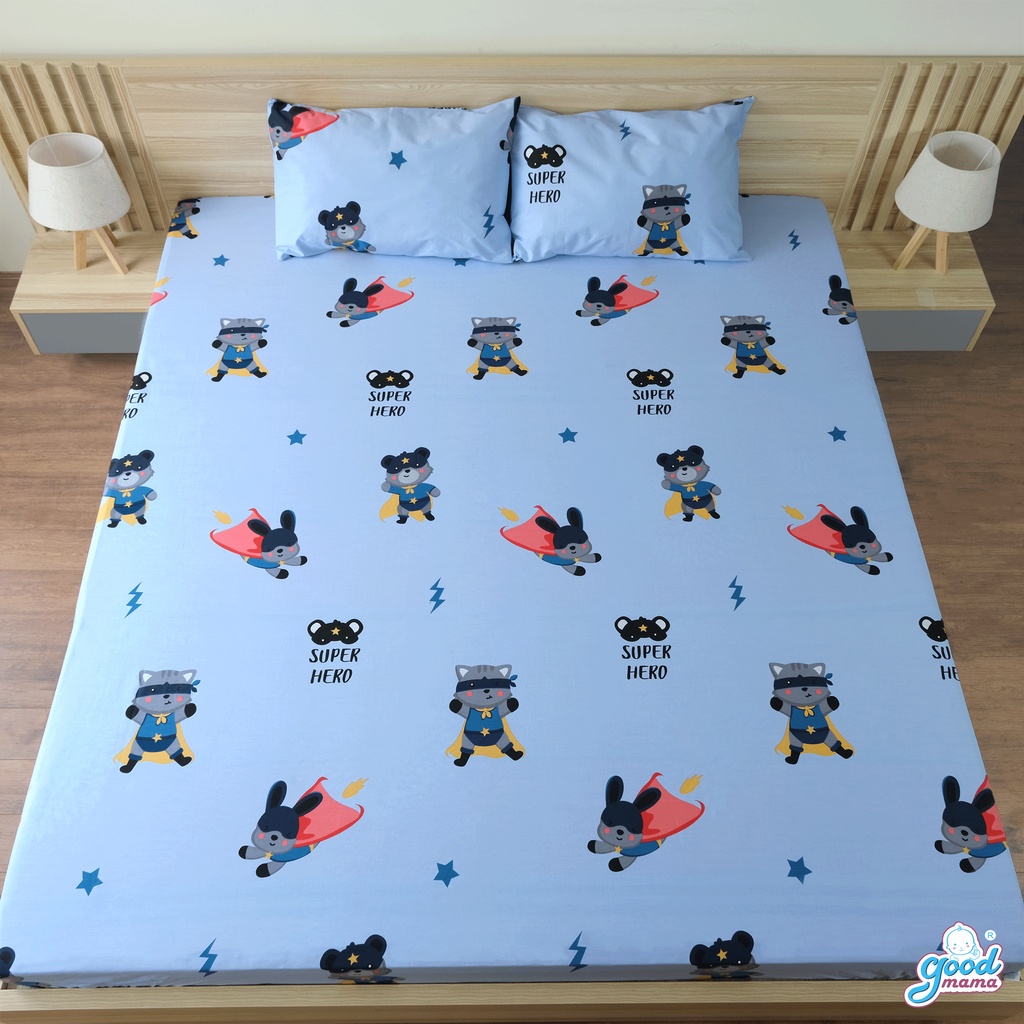 Ga Chống Thấm Cotton Cao Cấp Goodmama Chính Hãng Bảo Vệ Đệm An Toàn - Thoáng Mát