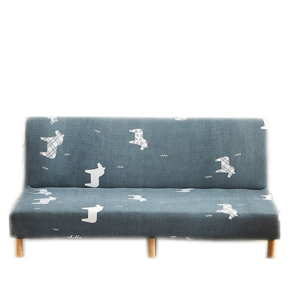 Vỏ Bọc Ghế Sofa Tích Hợp Giường Không Tay Vịn In Họa Tiết Thoáng Khí