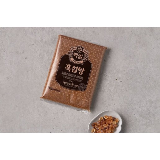 [BEKSUL] ĐƯỜNG ĐEN 1KG - [백설]흑설탕 1KG