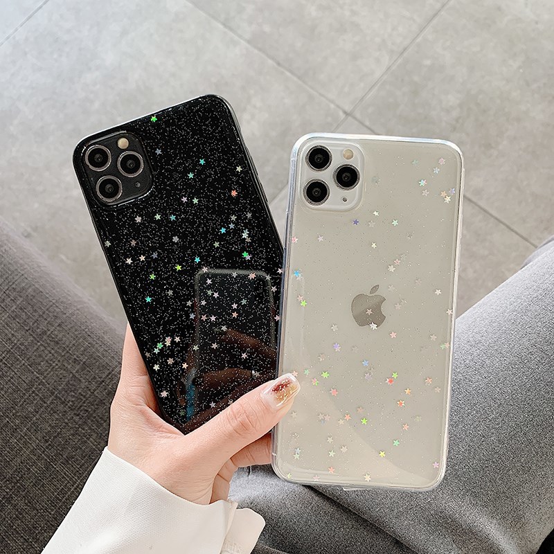 ốp điện thoại Trong Suốt Họa Tiết Ngôi Sao Lấp Lánh Cho Samsung S20 Ultra S20 S10 S9 S8 Plus Note 20ultra 20 10 Plus Note 9 10 Pro | BigBuy360 - bigbuy360.vn