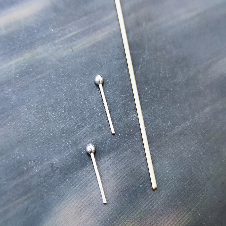 (1 chiếc) Khuyên tai bạc khuyên chấm bi bạc ta size siêu nhỏ( khuyên giữ lỗ) Van Jewelry V10257