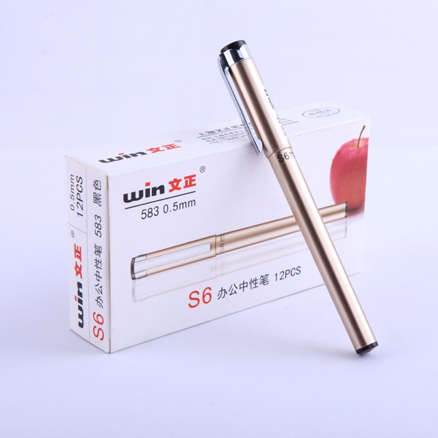 1 cây Bút ký gel Winning WIN 583 S6 0.5mm mực đen