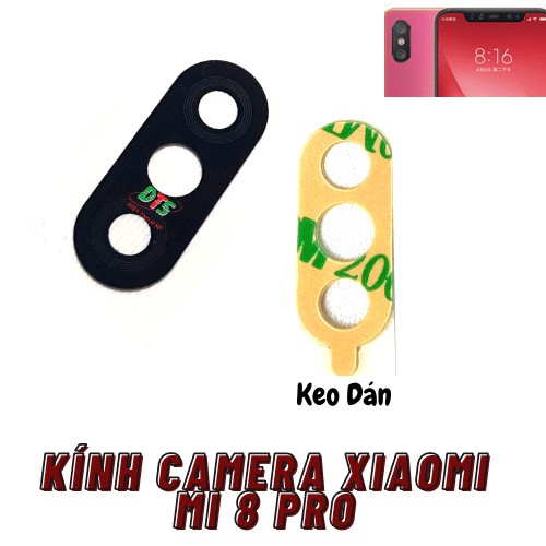 Mặt kính camera dành cho xiaomi mi 8 pro