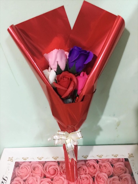 Quà tặng hoa hồng bó 5 bông