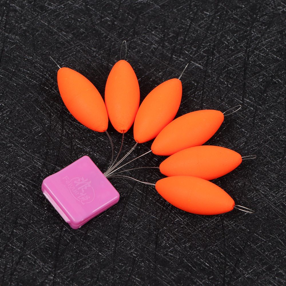 Phao Câu Cá Seven Truyền Thống Hình Quả Ô Liu Màu Sắc Dạ Quang Chuyên Nghiệp