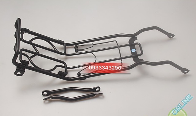 BAGA GIỮA INOX ĐEN DREAM - SUPER DREAM