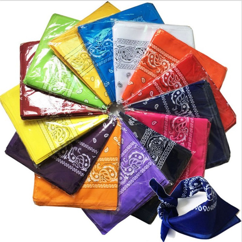 Khăn Quàng Cổ Badana Họa Tiết - Khăn Turban Đội Đầu Hiphop Cá Tính UNISEX 55x55 cm