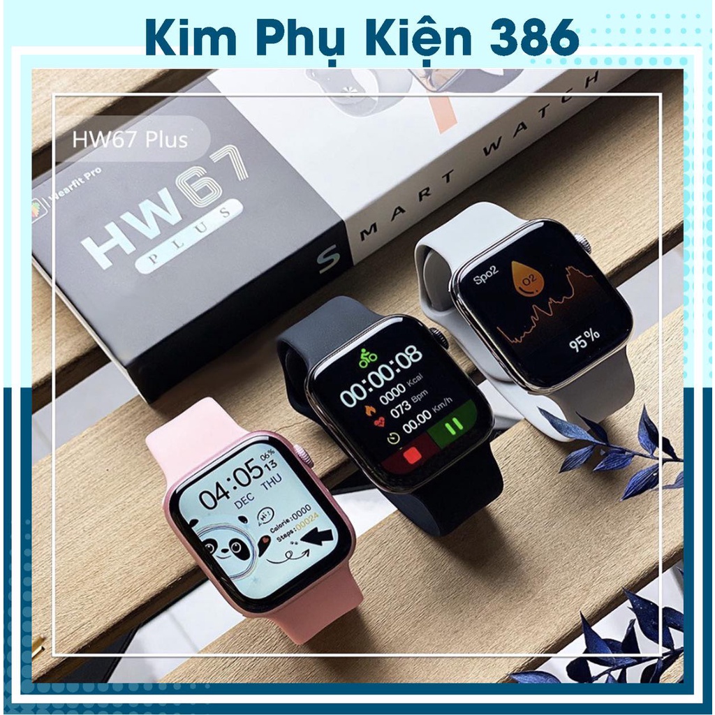 Đồng Hồ Thông Minh HW67 Plus -Kháng nước IP67 - Màn Hình Tràn Viền - Cảm Ứng Siêu Mượt - Bảo Hành 12 tháng