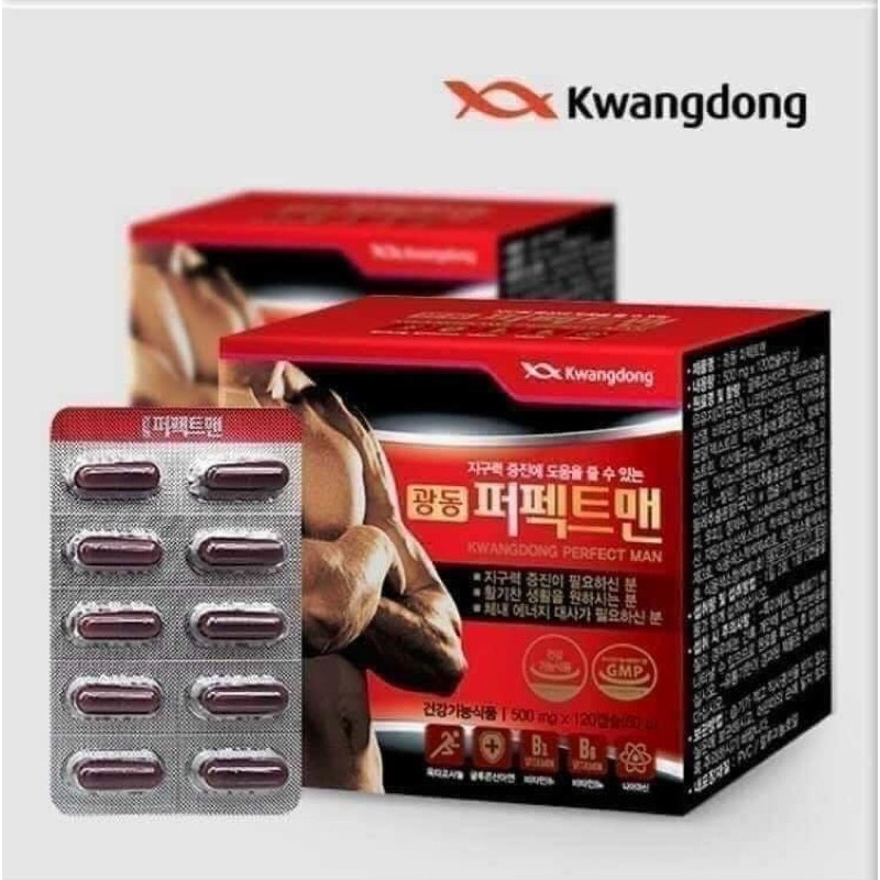 Viên Bổ Nam Giới KWANGDONG PERFECT MAN Hàn Quốc, Hộp 240V