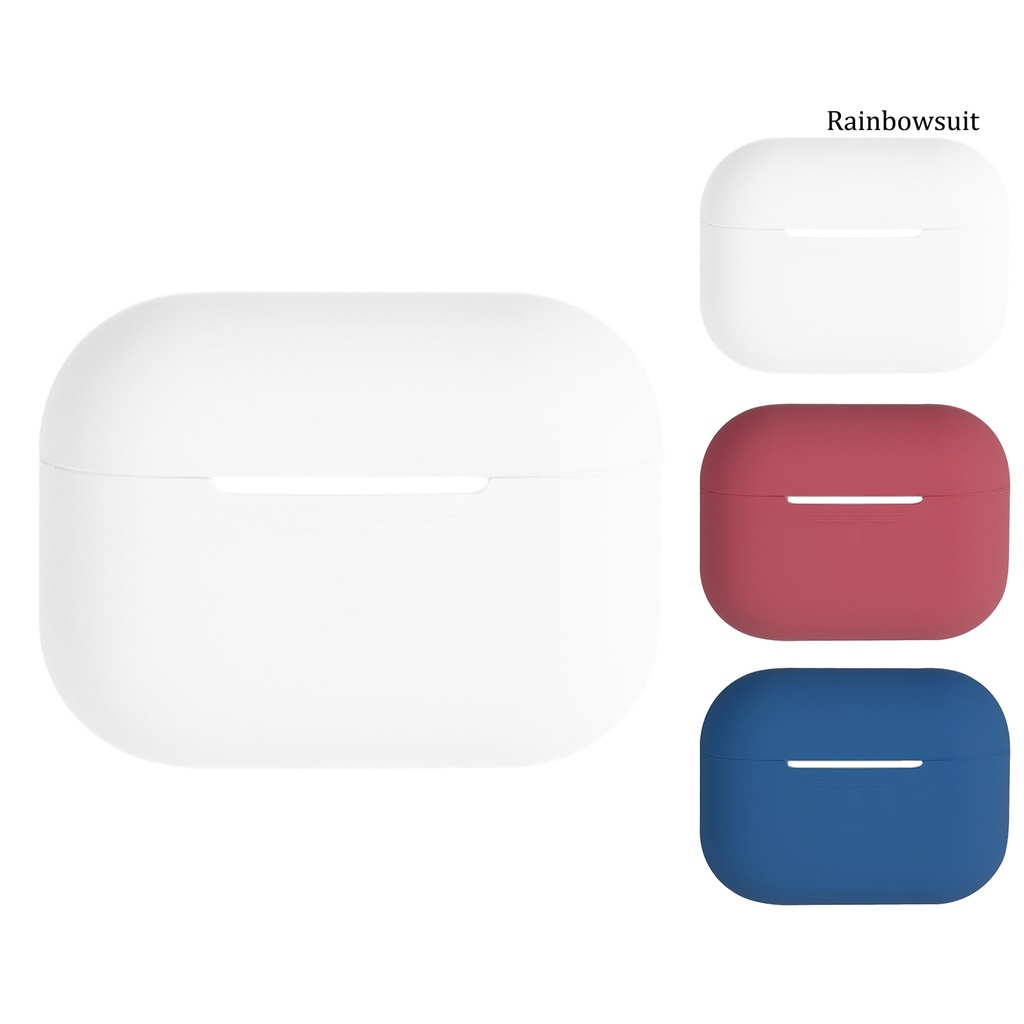 Hộp đựng tai nghe màu trơn chống rơi cho Airpods Pro