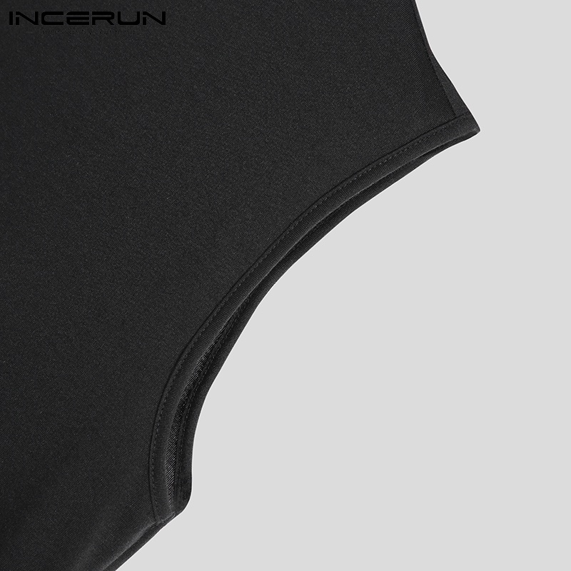 Áo thun ba lỗ INCERUN thiết kế thời trang cho nam