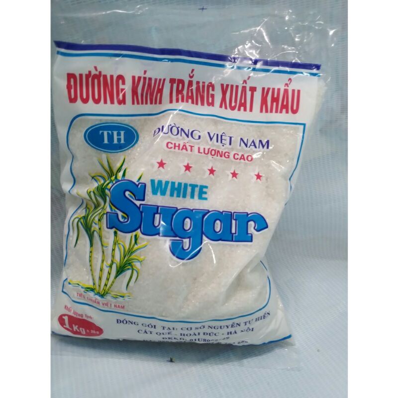 Đường kính trắng xuất khẩu gói 1kg