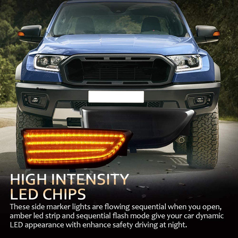 Đèn LED Xi Nhan Chuyên Dụng Cho Ford Everest 2015-2019 Ranger T6 Raptor Wildtrak