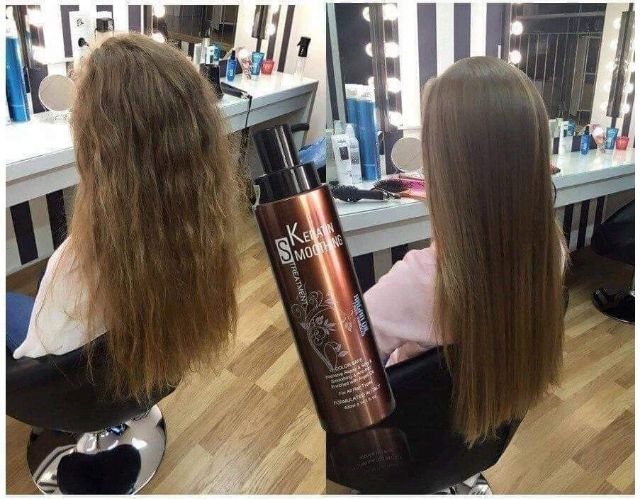 KERATIN TƯƠI NGUYÊN CHẤT SMOOTHING TREAMENT PHỤC HỒI LÀM THẲNG TÓC NÁT HIỆU QUẢ KHÔNG  CAY MẮT