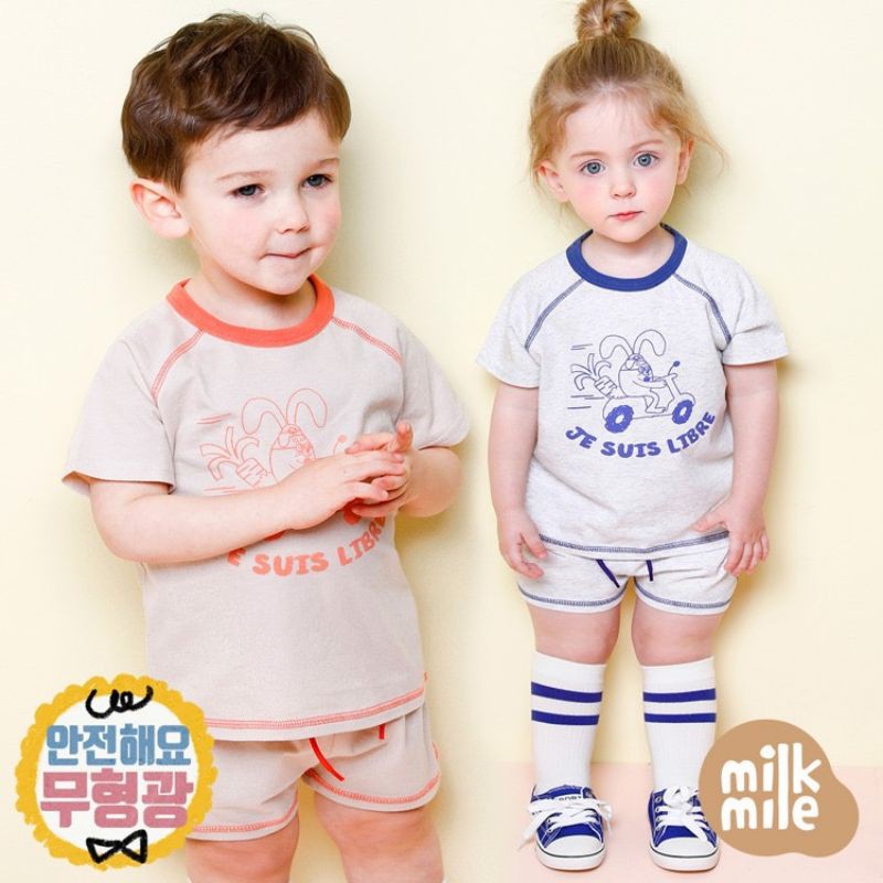 Bộ bé trai cotton Milk Mile Libre Việt Nam xuất Hàn