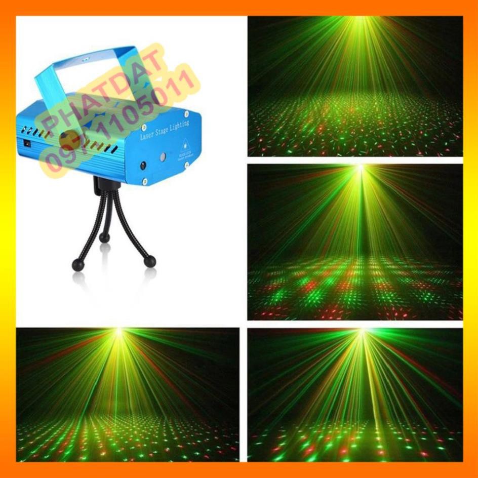 ☘ GIÁ SỈ☘  Đèn Laser Mini Sân Khấu, Vũ Trường, Trang Trí Phòng Karaoke Cảm Biến Theo Nhạc -LUCAR