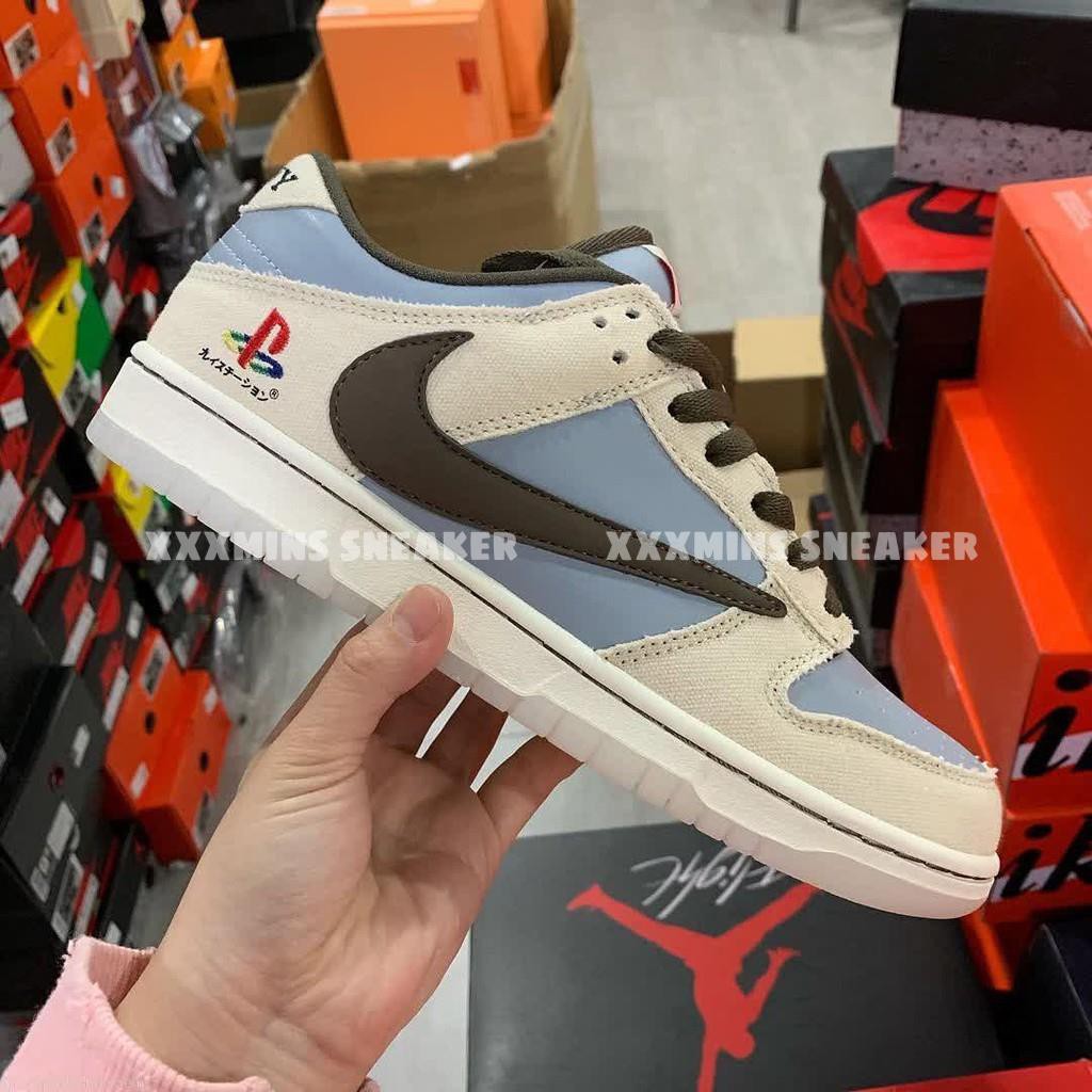 Giày Travis Scott x Playstation x Dunk Low (Best Quality)