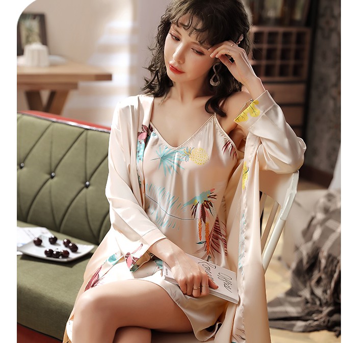 Đồ Ngủ Đôi Cao Cấp  Bộ Mặc Nhà Mùa Hè  IVY110