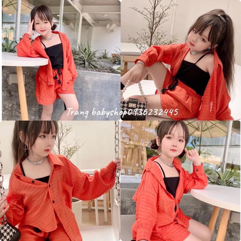 Set bộ cam 3 chi tiết cho bé gái
