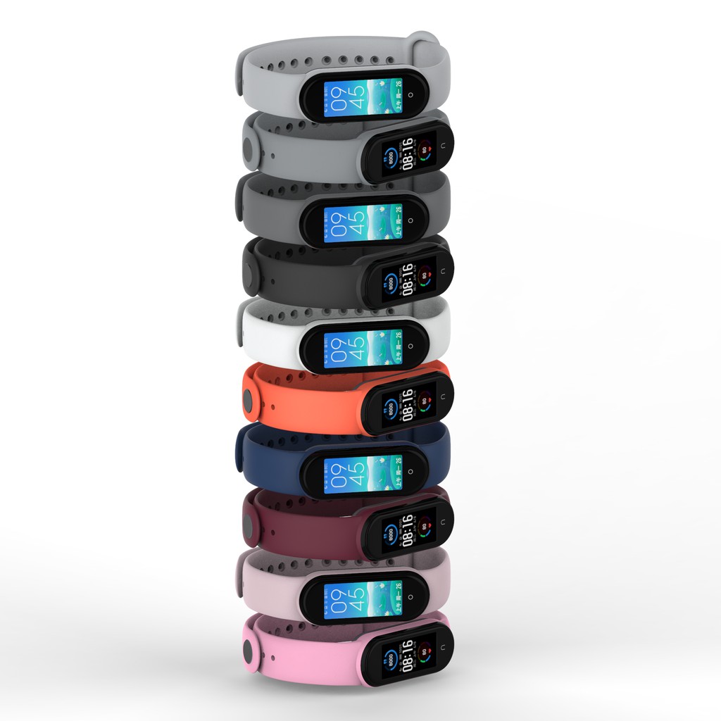 Dây đeo silicon mềm thay thế cho Xiaomi Mi Band 3/4