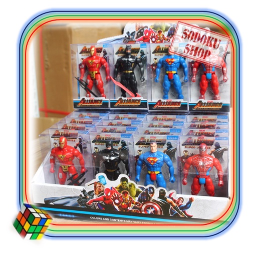 Đồ Chơi Super Man, Đồ Chơi Siêu Anh Hùng Cho Bé, Mô Hình Siêu Nhân  02086