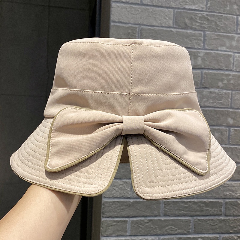Nón tai bèo che nắng đính nơ thời trang xuân hè 2022 dễ phối đồ thời trang cho nữ