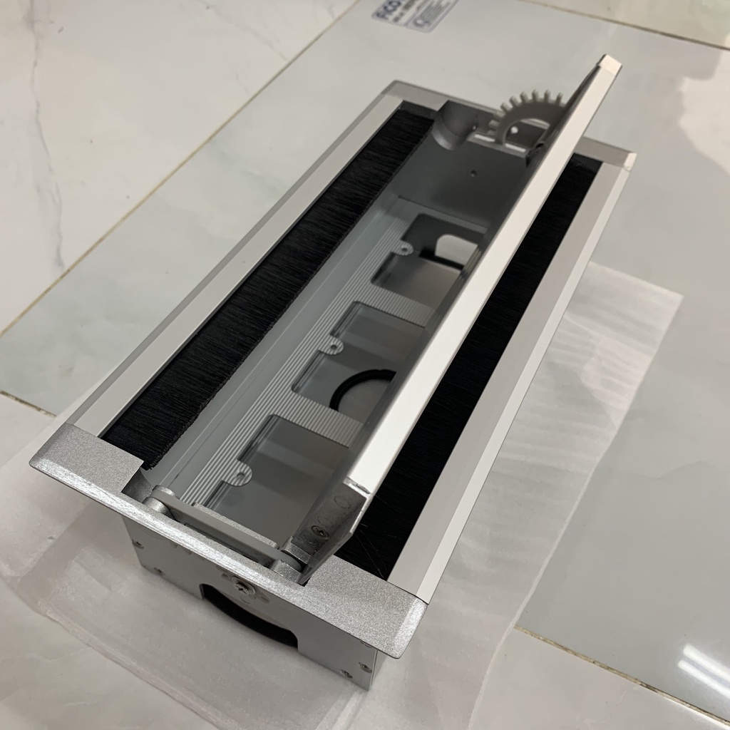 Hộp điện âm bàn nắp lật 2 hướng 300x145