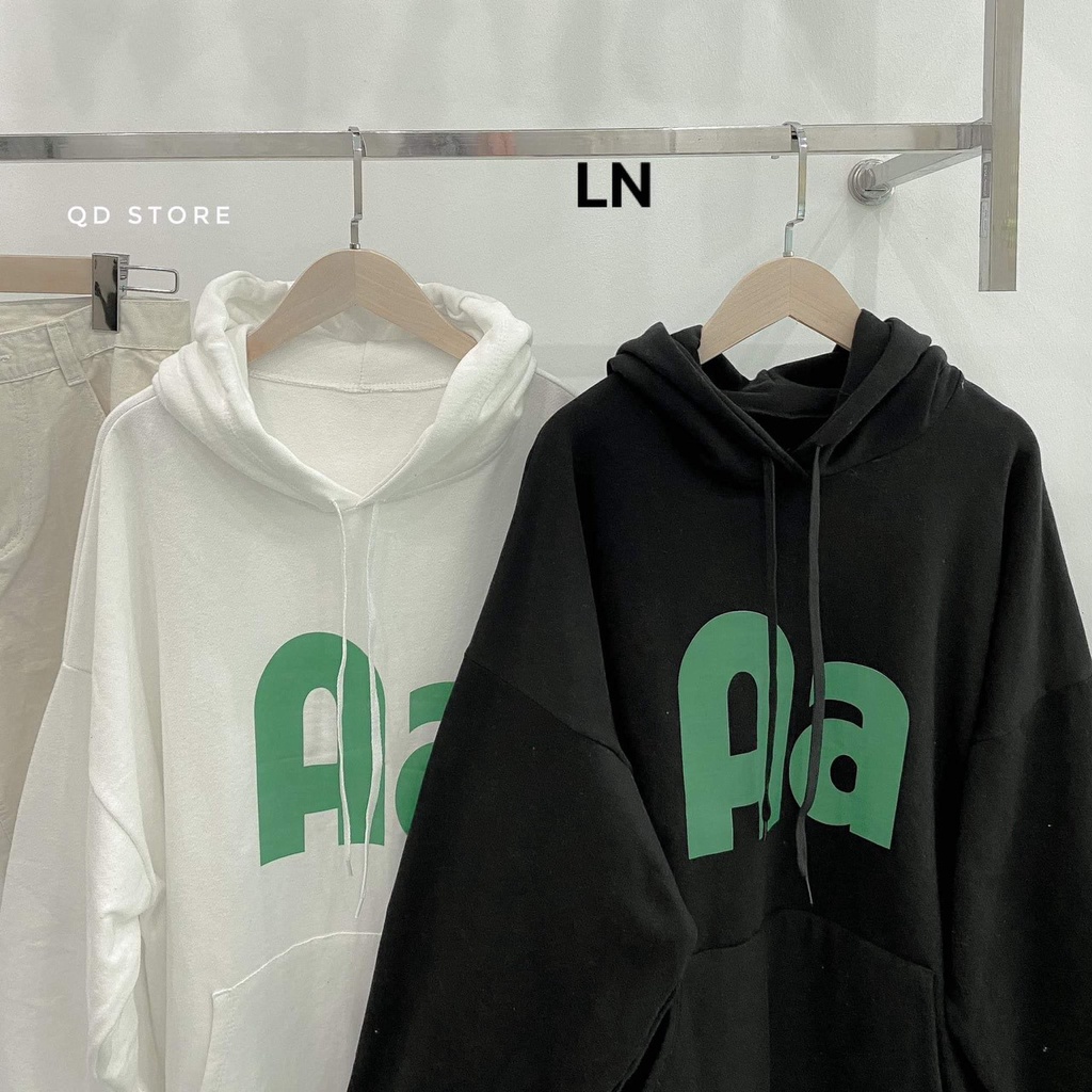 ÁO NAM NỮ  Nỉ hoodie AA form rộng   unisex  mang phong cách Hàn Quốc