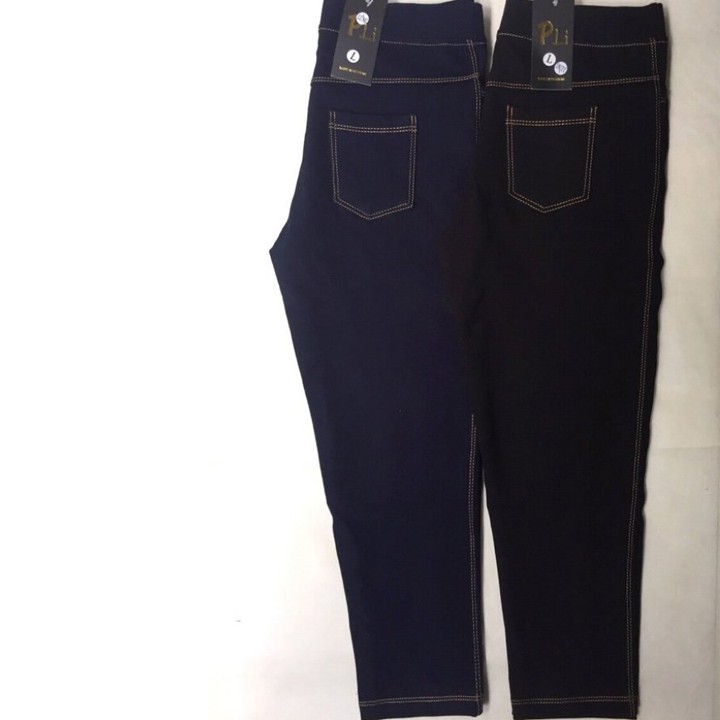 Quần Legging LỬNG giả jean 4 túi có size cho bạn dưới 80kg | BigBuy360 - bigbuy360.vn