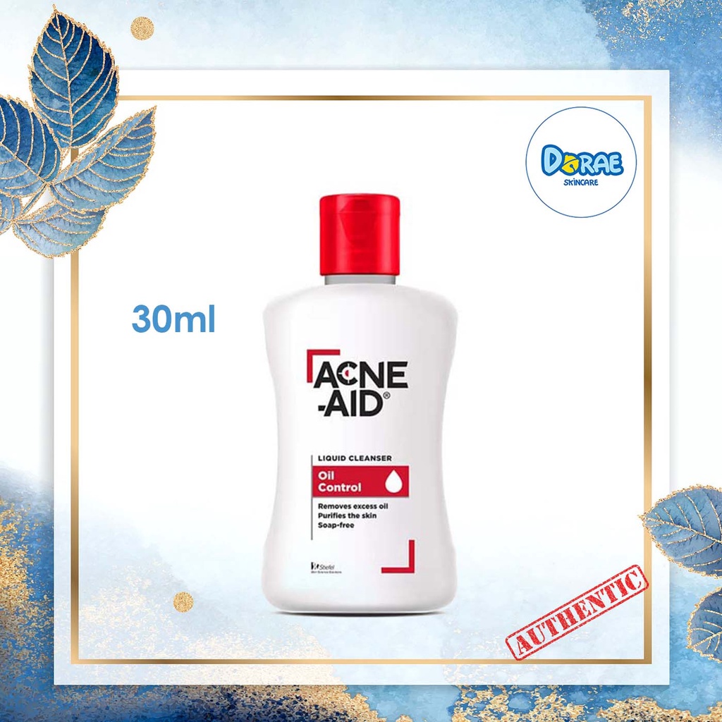 ✅[Xả kho_3 Ngày] Sữa rửa mặt làm sạch và ngăn ngừa mụn Acne-Aid Liquid Cleanser (30ml)