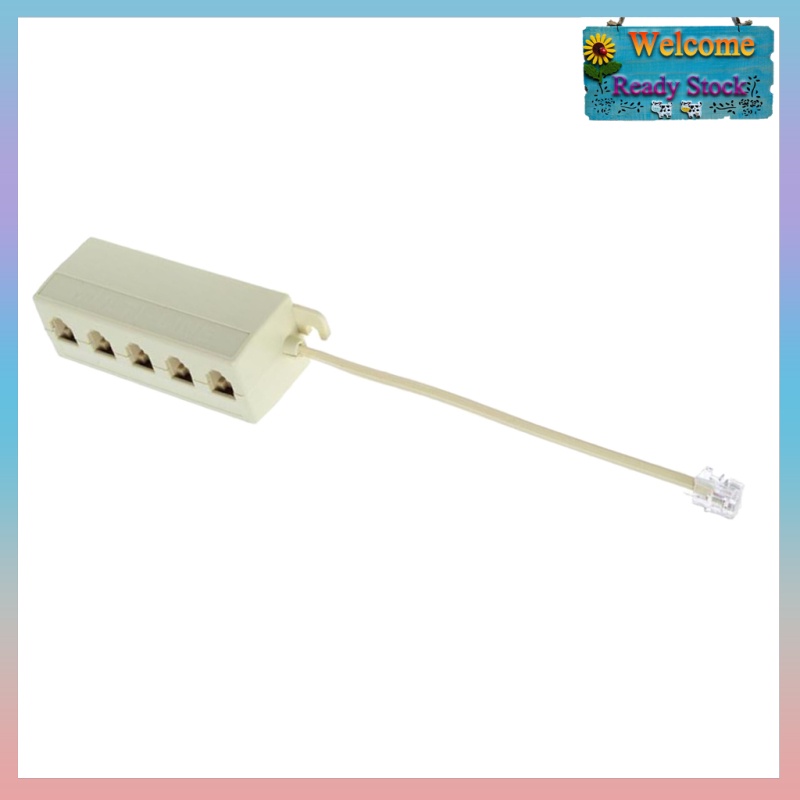 Dây Cáp Chia Cổng RJ11 5 Cổng Cho Điện Thoại