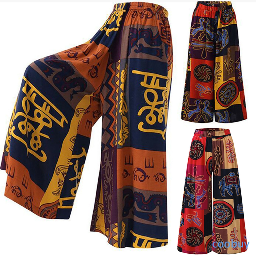 Quần ống rộng lưng thun co dãn cho nữ