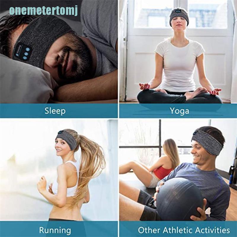 【ter】Bluetooth Sleeping Headphones Headband Thin Soft Elastic Comfortable Headphones