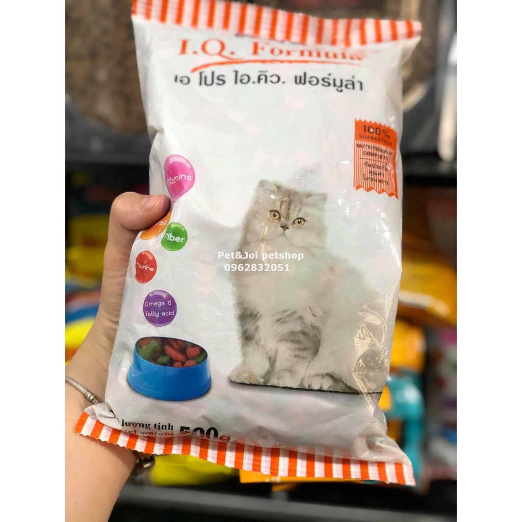 Hạt cho mèo Apro IQ Formula 500g⚡SIÊU_ƯU_ĐÃI⚡ thức ăn hạt vị rau củ giá rẻ - PET&amp;JOI