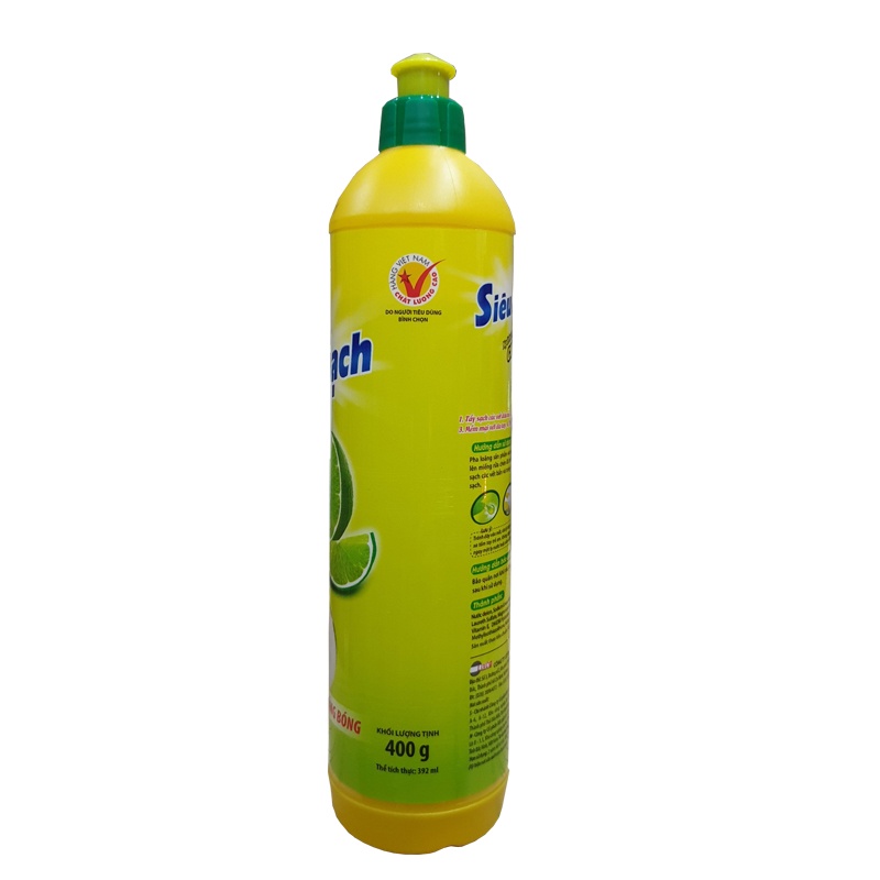 Nước rửa chén Lix siêu sạch chanh 400g