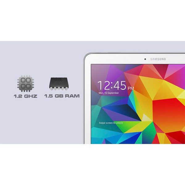 Máy tính bảng Samsung Galaxy Tab 4 10.1 4g+wifi tặng đế dựng, phần mềm tiếng Anh 123 | BigBuy360 - bigbuy360.vn