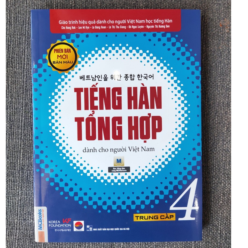 Sách - Tiếng Hàn Tổng Hợp Dành Cho Người Việt Nam - Trung Cấp 4 (Combo/Lẻ Tùy Chọn)