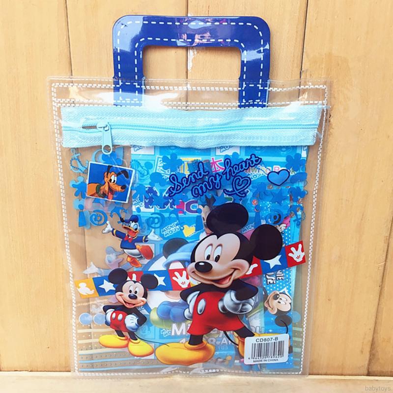 🎀Babytoys🎀7pcs/set Stationery Children's Day Gift School Supplies Cartoon Frozen Stationary Set