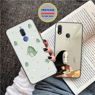 Ốp lưng điện thoại Huawei Nova 2i - Nova 3i - Nova 3e - in hình khủng long xanh nhỏ , vô diện và gấu bear nền xanh