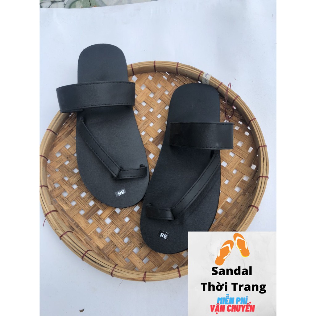 Dép xỏ ngón nữ trắng/nâu/đen  Dép nữ giá rẻ Sandal thời trang