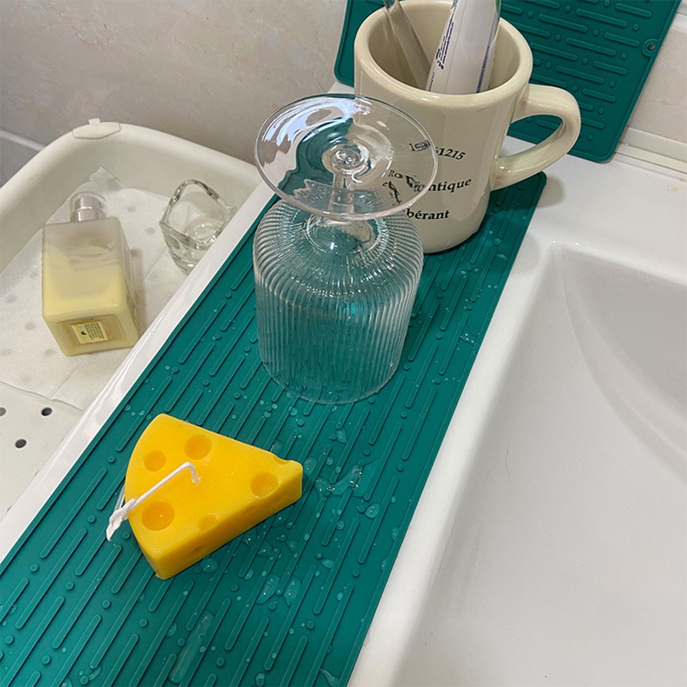 Thảm Silicone Lót Vòi Nước Bồn Rửa Chén Chống Văng Nước