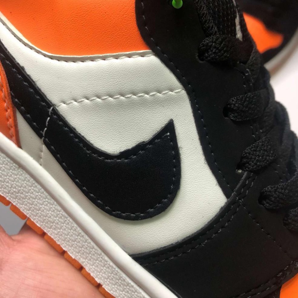 Giày 𝐉𝐨𝐫𝐝𝐚𝐧 Cam Đen 𝐜ổ thấp - Sneaker Unisex Nam Nữ Hàng cao cấp bản Trung hottrend 2023