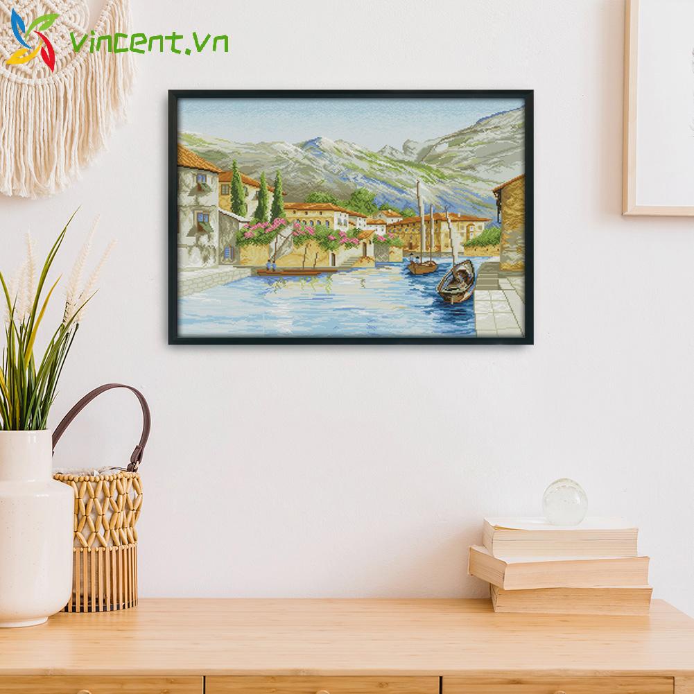 Tranh Thêu Chữ Thập 14ct Hình Phong Cảnh