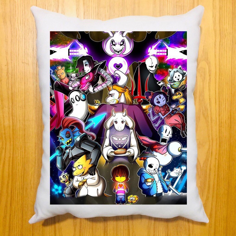 gối ôm in hình sans undertale 40x50cm