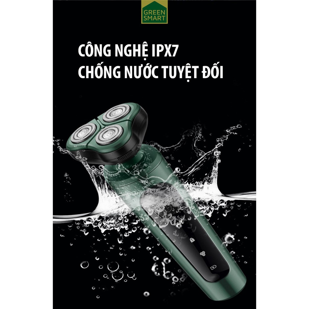 Máy cạo râu 9D 4 in 1 - Máy cạo râu đa năng tặng kèm 6 phụ kiện cao cấp MCR03 sang trọng