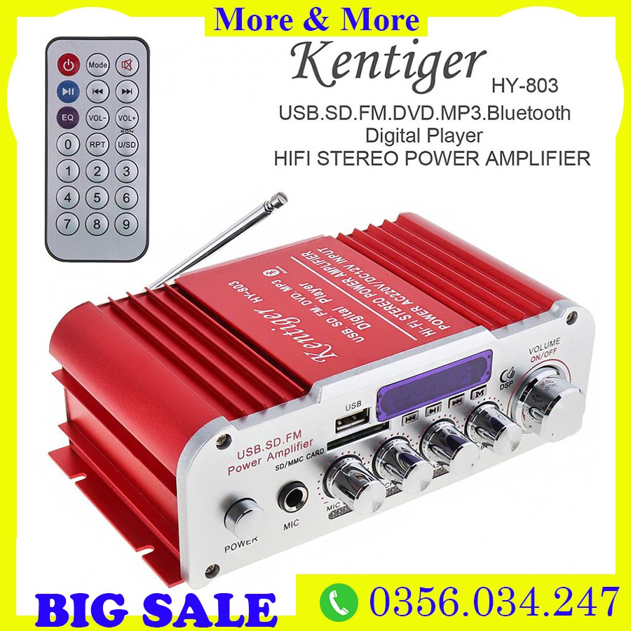 ✔️ Amly Mini Karaoke Kentiger HY 803, Âm Ly Chơi Nhạc Âm Thanh Cực Đỉnh, Hàng Nhập Khẩu [Bảo Hành 1 Đổi 1]